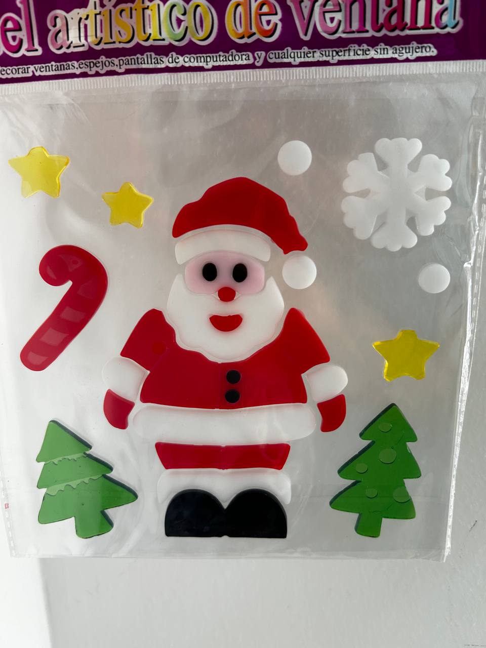 Gel decorativo navideño para ventanas