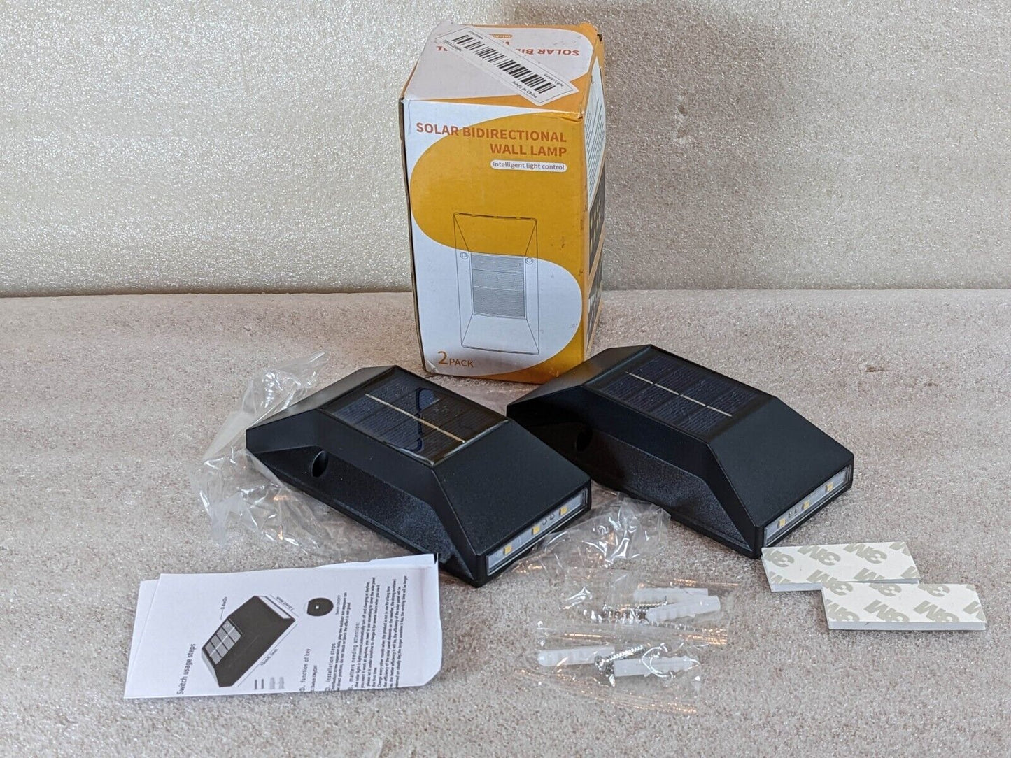 Solar Bidirectional Wall Lamp