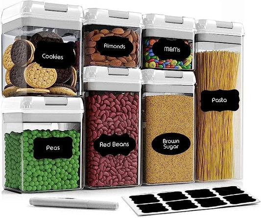 Food Storage Container Set 7 piece set