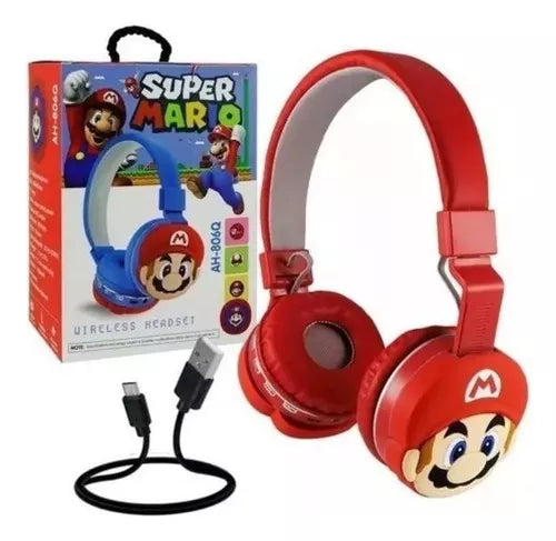 Headset Wireless AH-806Q Super Mario